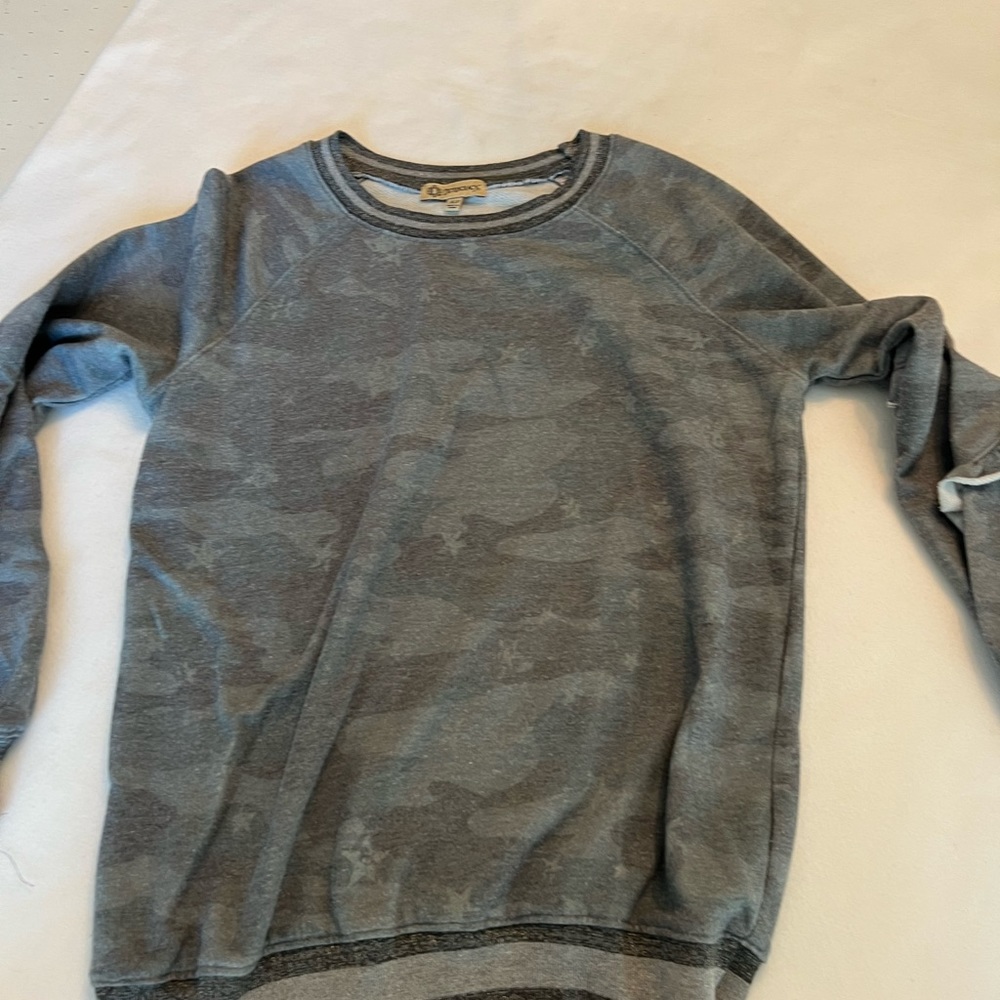 Democracy light gray camouflage sweatshirt - Picture 3 of 8